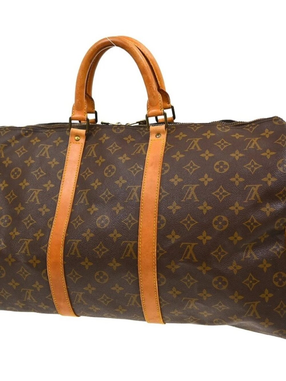LOUIS VUITTON KEEPALL 50 TRAVEL HANDBAG MONOGRAM - Picture 2 of 14